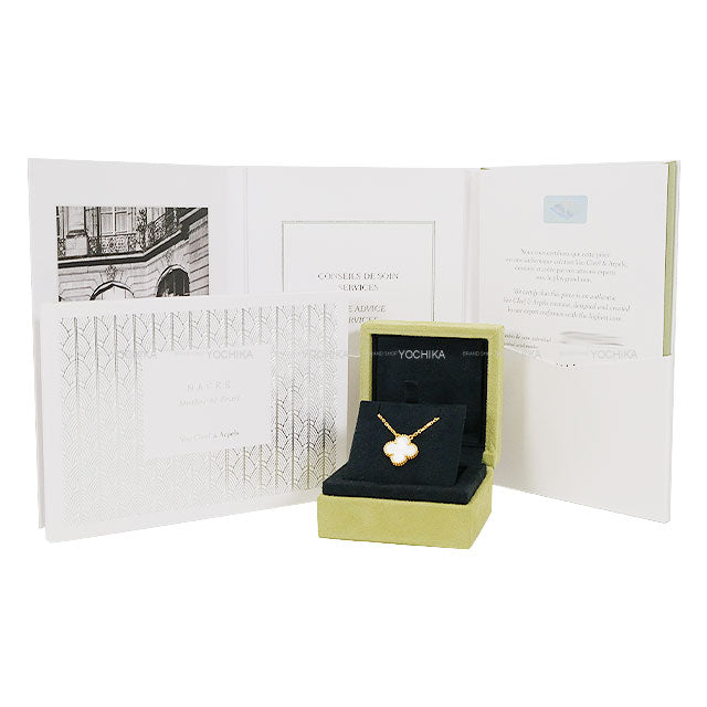 Van Cleef & Arpels necklace Vintage Alhambra Pendant K18YG/Mother of Pearl VCARA45900[EXCELLENT][Authentic]