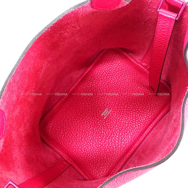 [Pre-loved] HERMES Handbag Picotin Lock 18 PM Monochrome SO PINK Rose Mexicoe Taurillon Clemence Mat Pink HW Stamp U[LIKE NEW][Authentic]