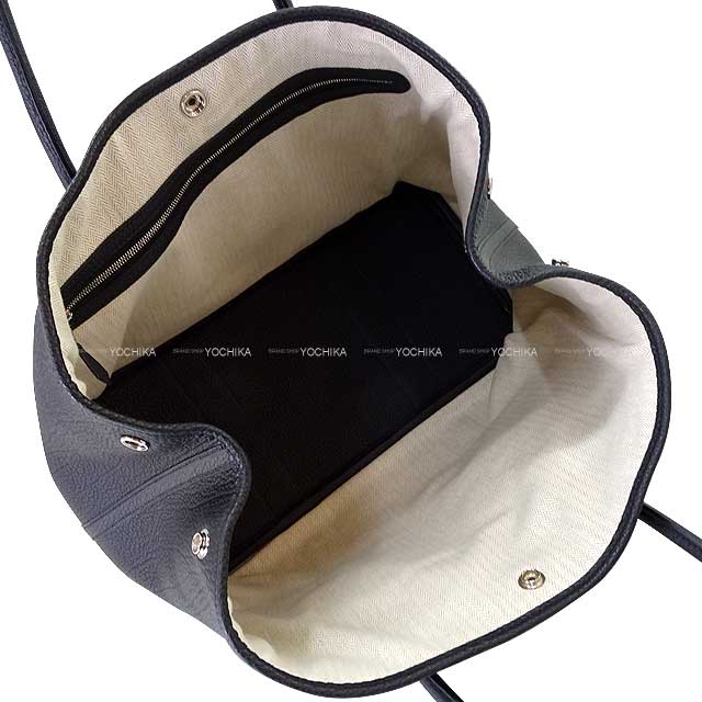 [Pre-loved] HERMES tote bag Garden Party 36 PM Noir (Black) Veau Negonda Silver HW Stamp D[LIKE NEW][Authentic]