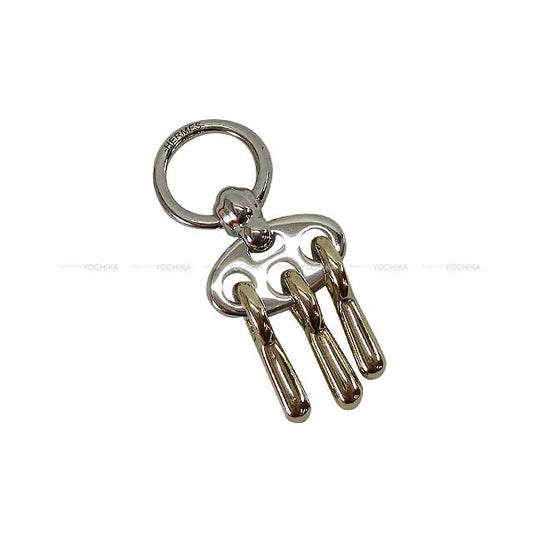 HERMES bagcharm Charm Mors a Jouet For Twilly Silver Champagne Gold Silver HW/Champagne Gold HW[EXCELLENT][Authentic]
