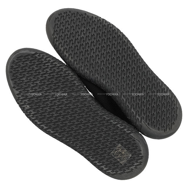 [Pre-loved] HERMES sneakers Ladies Team Trail Noir (Black) Mesh #38[LIKE NEW][Authentic]