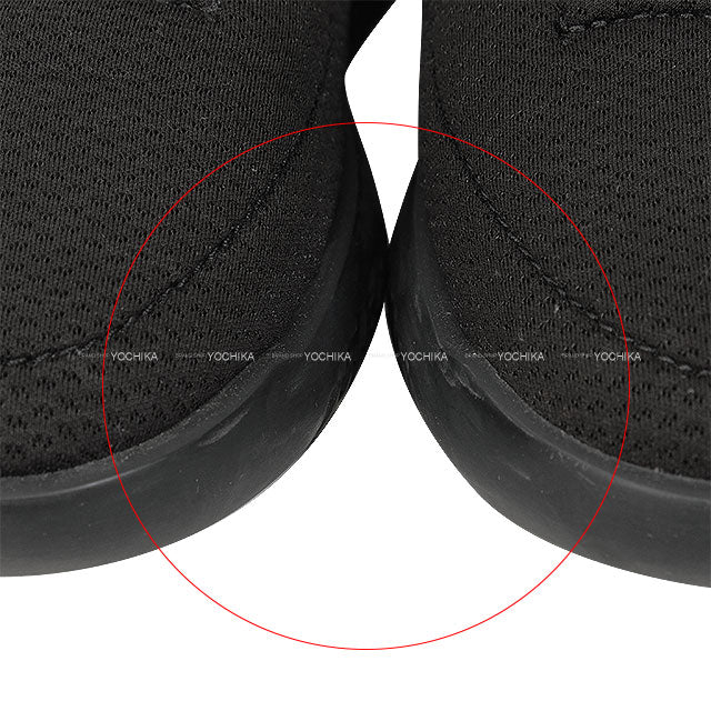 [Pre-loved] HERMES sneakers Ladies Team Trail Noir (Black) Mesh #38[LIKE NEW][Authentic]