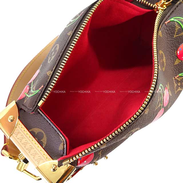 2025SS LOUIS VUITTON Shoulder bag LV×TM Side Trunk MM Brown Monogram Cherry Gold HW M14278[EXCELLENT][Authentic]