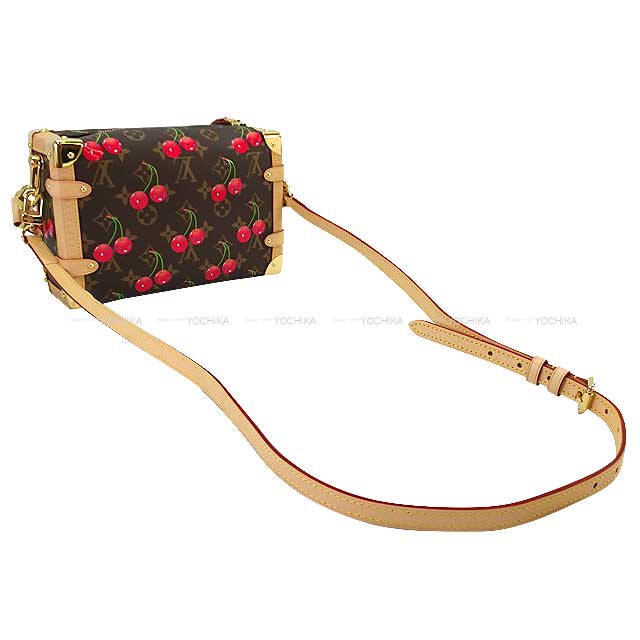 2025SS LOUIS VUITTON Shoulder bag LV×TM Side Trunk MM Brown Monogram Cherry Gold HW M14278[EXCELLENT][Authentic]