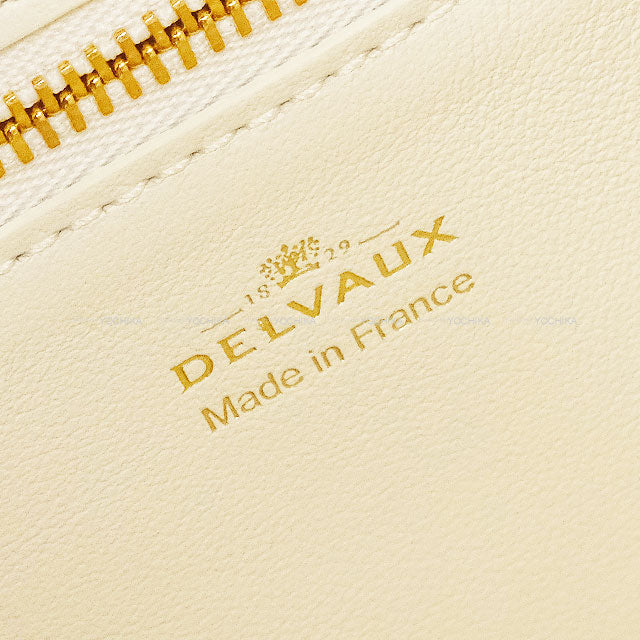 Delvaux Shoulder bag Tempete Crash PM Illusion Blanc (White) Calf /Jacquard Silver HW AA0636BSG0AEBDO[EXCELLENT][Authentic]