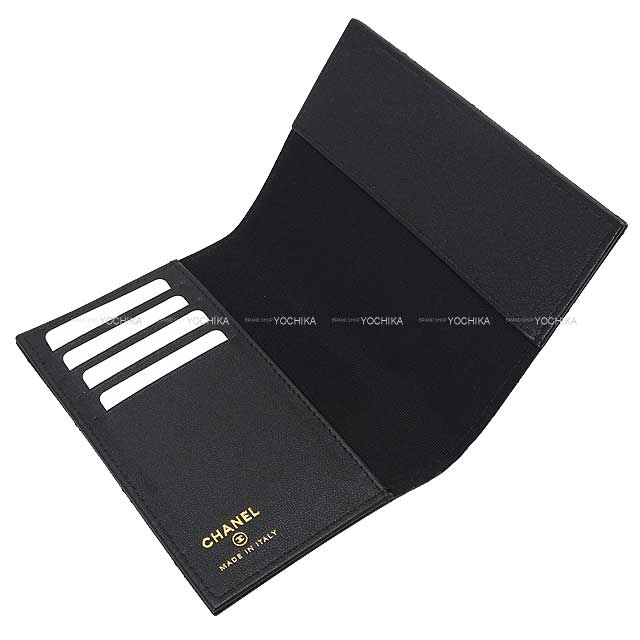 2025AW CHANEL passport case Matelasse COCO Mark Classic Noir (Black) Graind Chevre Gold HW AP4949[BRAND NEW][Authentic]