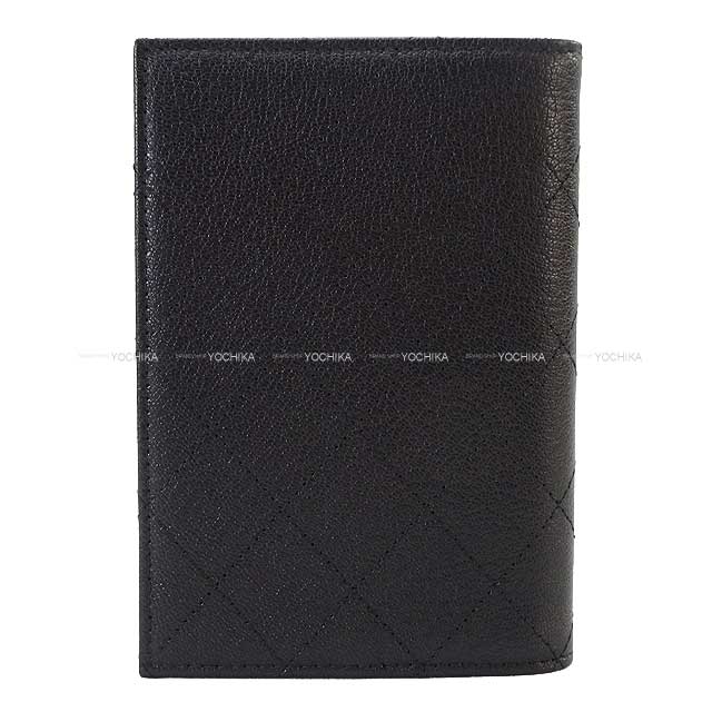 2025AW CHANEL passport case Matelasse COCO Mark Classic Noir (Black) Graind Chevre Gold HW AP4949[BRAND NEW][Authentic]