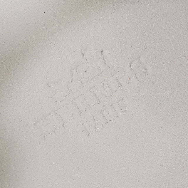 HERMES sneakers Women's Kid Blanc (White)/Noir (Black) Calf/Chevre Velour #37 3E0440DQ[BRAND NEW][Authentic]