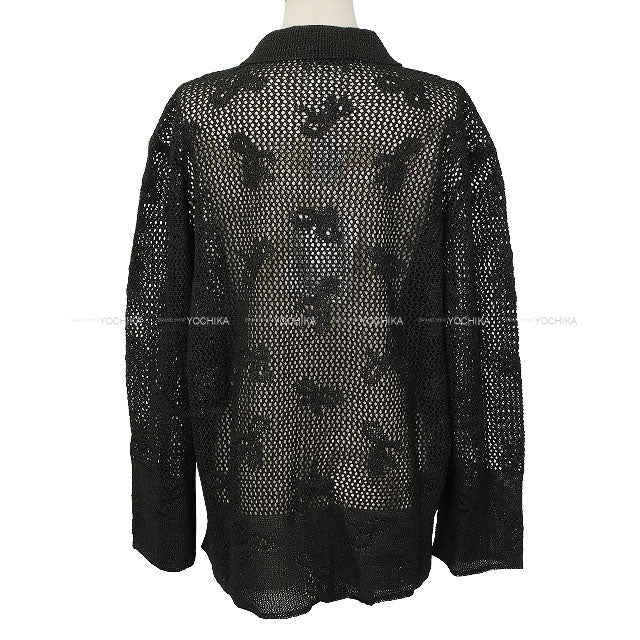 2024 SS CHANEL Jacket COCO Button Rhinestone Mesh Noir (Black) Reyon /Paper #40 P76912[BRAND NEW][Authentic]