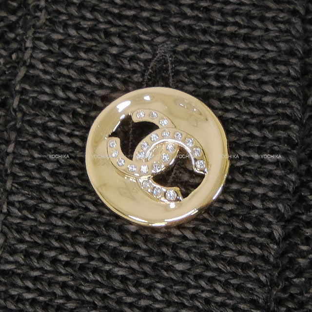 2024 SS CHANEL Jacket COCO Button Rhinestone Mesh Noir (Black) Reyon /Paper #40 P76912[BRAND NEW][Authentic]
