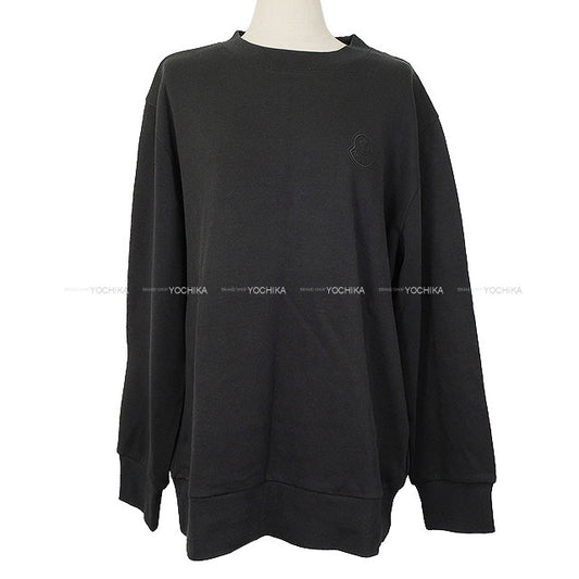 2022 SS MONCLER Sweat MAGLIA GROCOLLO Trainer Noir (Black) Cotton ♯XL[EXCELLENT][Authentic]