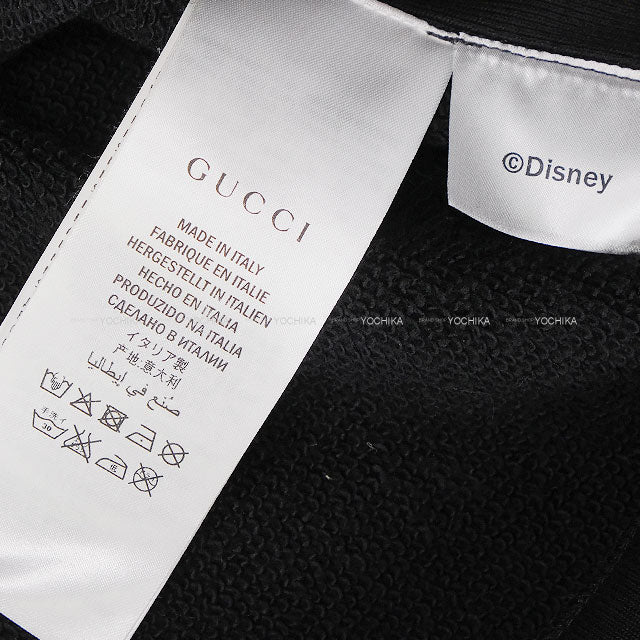 2021 AW GUCCI Sweat Disney Donald Duck Noir (Black) Cotton ♯XL 462018[EXCELLENT][Authentic]