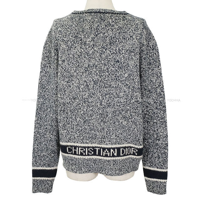 2021 AW Christian Dior Knit Navy Wool/Cashmere ♯48 054S01AM303[EXCELLENT][Authentic]