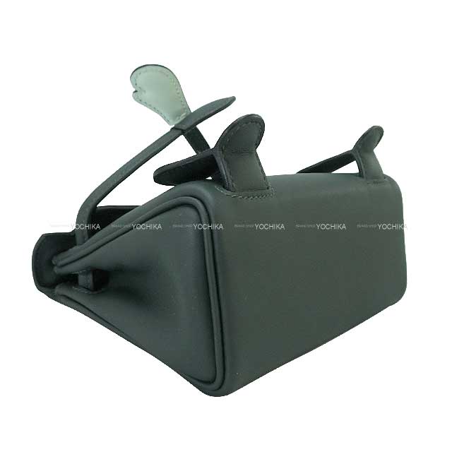 HERMES Handbag Kelly Doll quelle idole Vert Fonce/Vert Peppermint Veau Swift Silver HW Stamp K[BRAND NEW][Authentic]