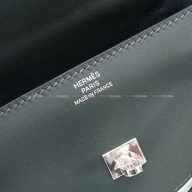 HERMES Handbag Kelly Doll quelle idole Vert Fonce/Vert Peppermint Veau Swift Silver HW Stamp K[BRAND NEW][Authentic]