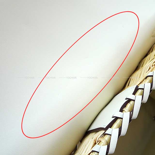 HERMES Shoulder bag Kelly35 Picnic Nata Veau Swift /Rattan Silver HW Stamp W[EXCELLENT][Authentic]