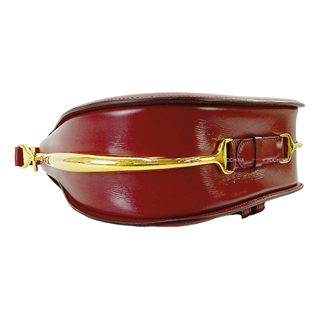 [Pre-loved] HERMES Shoulder bag Passquide Rouge H Box Calf Gold HW[USED A][Authentic]