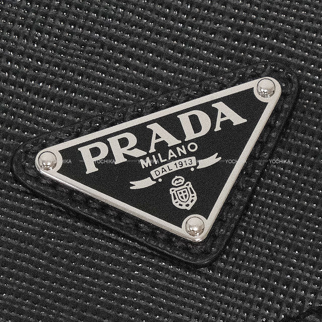 [Pre-loved] PRADA Shoulder bag Men's Noir (Black) Saffiano leather Silver HW 2VD065[LIKE NEW][Authentic]