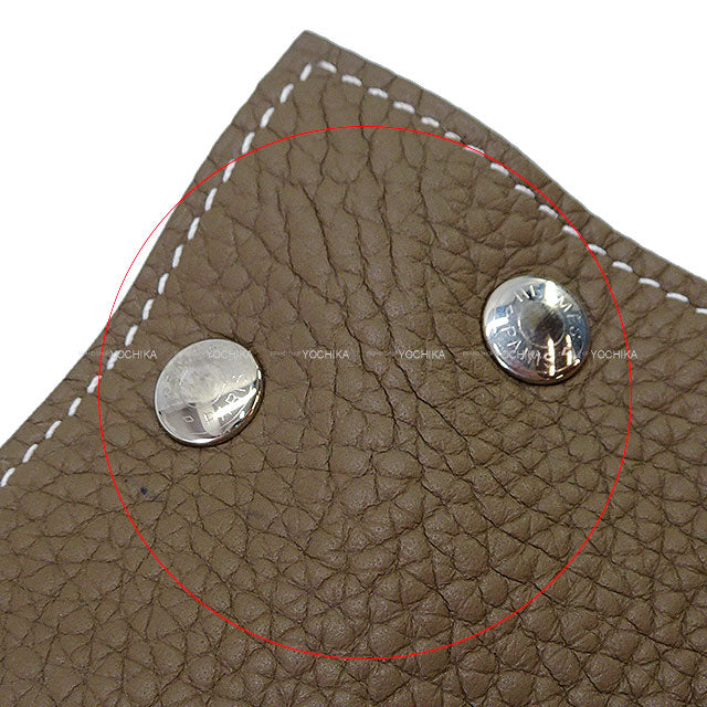 [Pre-loved] HERMES Vide-poche Mises et Relances H Evelyne Etoupe Taurillon Clemence Stamp Y[LIKE NEW][Authentic]