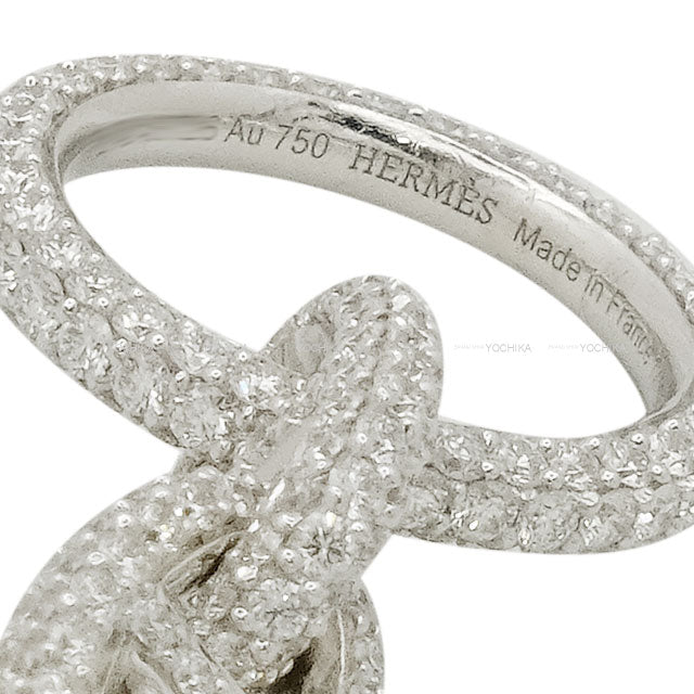 HERMES bracelet Hermes Chaine dAncre Full Diamond PM 17 Links White Gold K18WG/Diamond[BRAND NEW][Authentic]