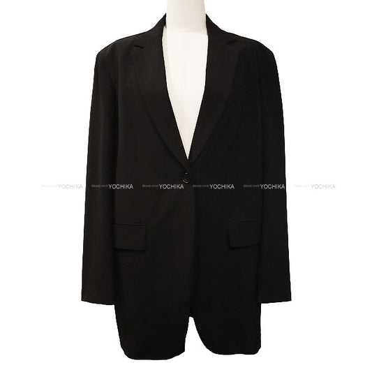 The Row Single Jacket OBINE Noir (Black) Viscose/Virgin Wool #XS 5225-W1973[EXCELLENT][Authentic]