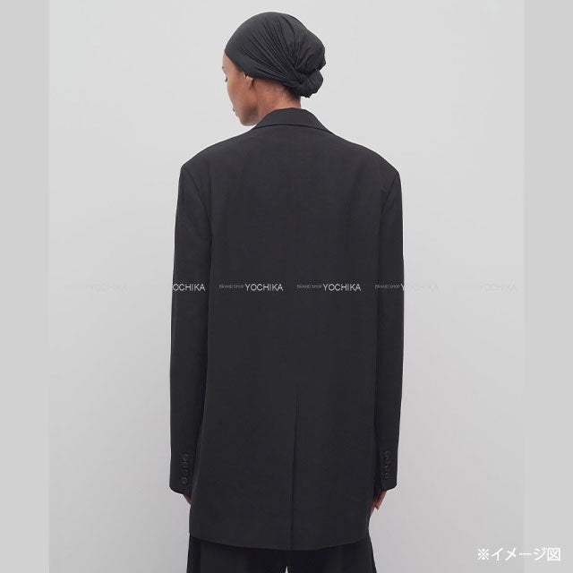 The Row Single Jacket OBINE Noir (Black) Viscose/Virgin Wool #XS 5225-W1973[EXCELLENT][Authentic]