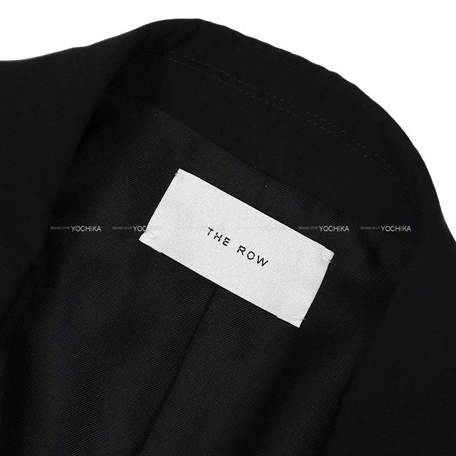 The Row Single Jacket OBINE Noir (Black) Viscose/Virgin Wool #XS 5225-W1973[EXCELLENT][Authentic]