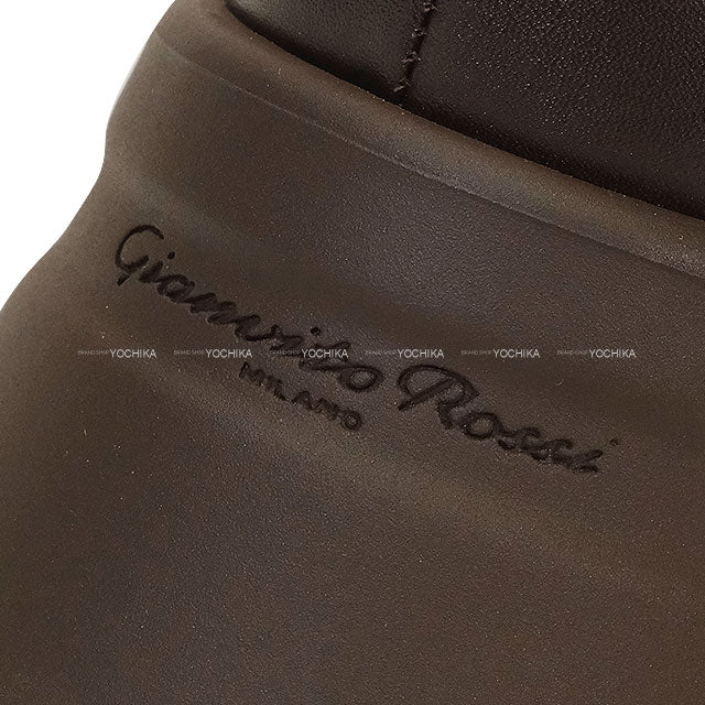 2024AW Gianvito Rossi boots Ankle MONTEY Moka Calf #39 G73297[EXCELLENT][Authentic]