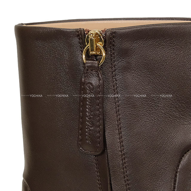 2024AW Gianvito Rossi boots Ankle MONTEY Moka Calf #39 G73297[EXCELLENT][Authentic]