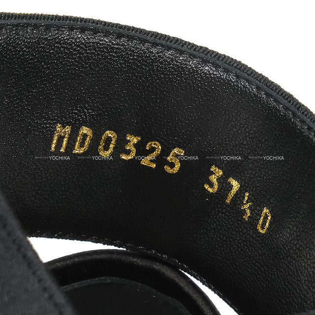 2025AW Dior SHADE Flat Shoes Ballerina Ankle Band Noir (Black) Technical Fabric/Silk #37.5 KDF013SATO100[BRAND NEW][Authentic]