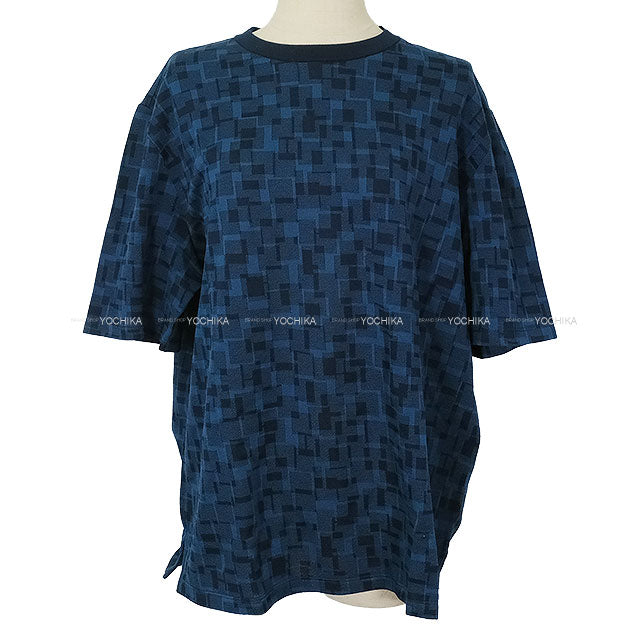 2025 SS HERMES Short sleeve t shirt Men’s H Graphic – Claques en Ocean Cotton #M H557990HA[EXCELLENT][Authentic]