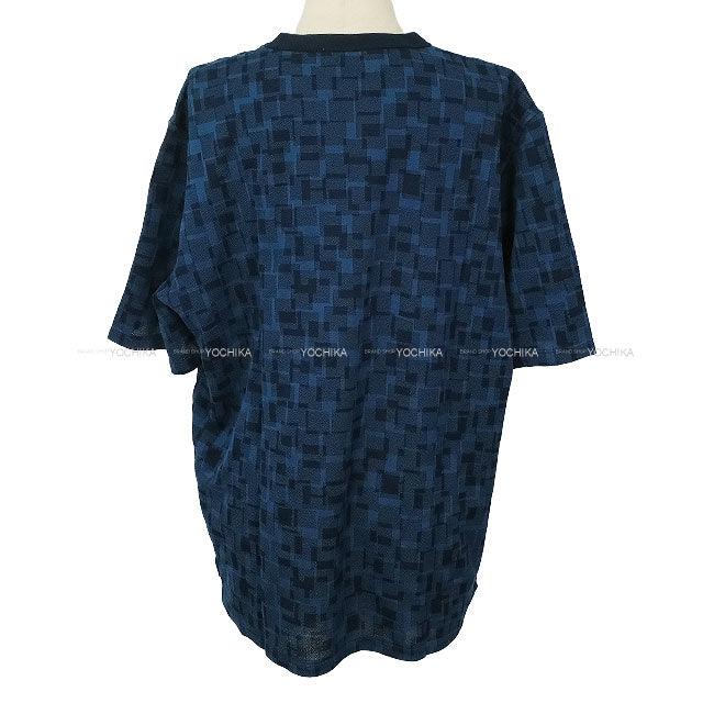 2025 SS HERMES Short sleeve t shirt Men’s H Graphic – Claques en Ocean Cotton #M H557990HA[EXCELLENT][Authentic]