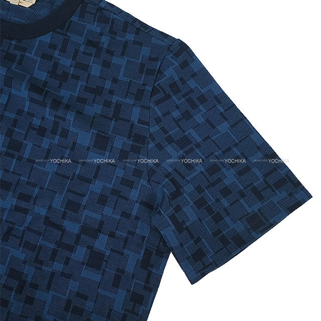 2025 SS HERMES Short sleeve t shirt Men’s H Graphic – Claques en Ocean Cotton #M H557990HA[EXCELLENT][Authentic]
