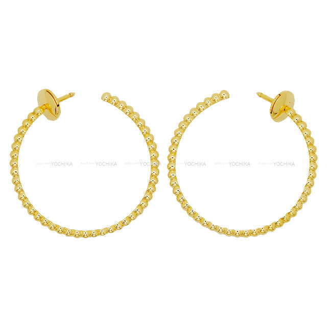Van Cleef & Arpels pierced earring Perlee Gold Pearl Hoop Small Gold K18YG VCARO3YD00[EXCELLENT][Authentic]