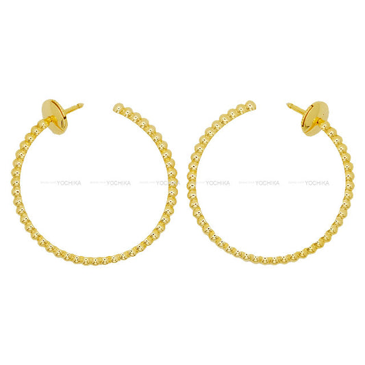 Van Cleef & Arpels pierced earring Perlee Gold Pearl Hoop Small Gold K18YG VCARO3YD00[EXCELLENT][Authentic]