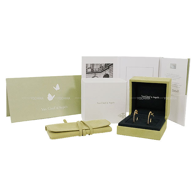 Van Cleef & Arpels pierced earring Perlee Gold Pearl Hoop Small Gold K18YG VCARO3YD00[EXCELLENT][Authentic]