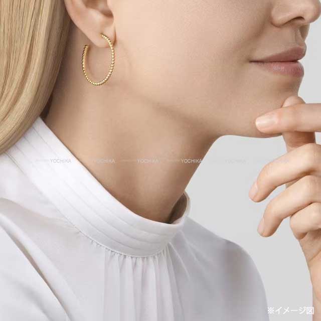 Van Cleef & Arpels pierced earring Perlee Gold Pearl Hoop Small Gold K18YG VCARO3YD00[EXCELLENT][Authentic]