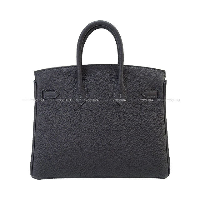HERMES Handbag Birkin25 Verso Caban/Celeste Veau Togo Silver HW Stamp K[BRAND NEW][Authentic]