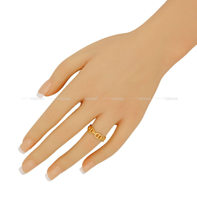 [Pre-loved] HERMES ring Chaine D'ancre Enchainee PM Rose Gold K18PG #52 Rose Gold HW[USED SA][Authentic]
