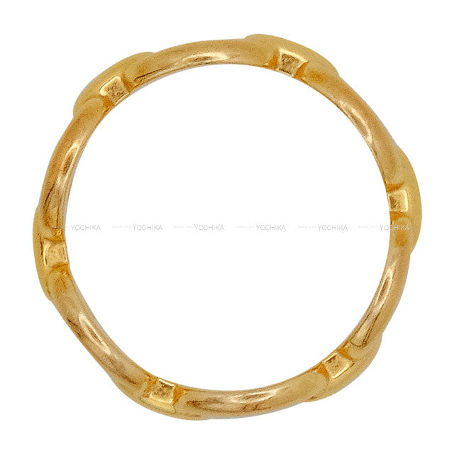 [Pre-loved] HERMES ring Chaine D'ancre Enchainee PM Rose Gold K18PG #52 Rose Gold HW[USED SA][Authentic]