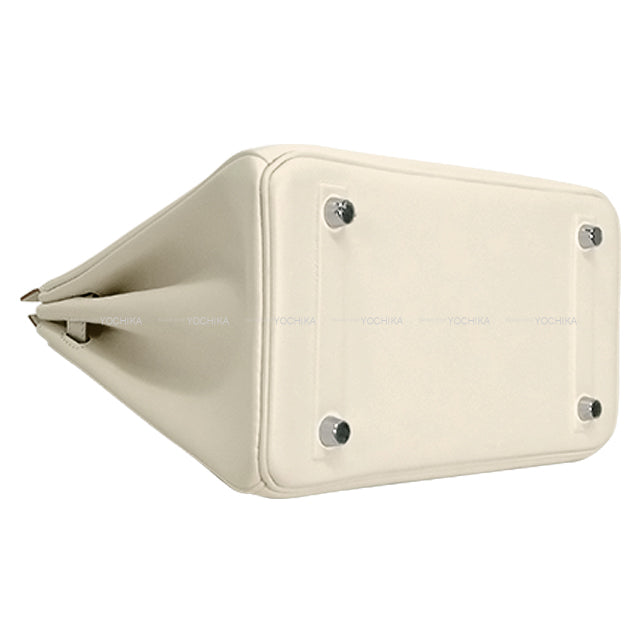 [Pre-loved] HERMES Handbag Birkin25 Shadow Mushroom Veau Swift Silver HW Stamp U[LIKE NEW][Authentic]