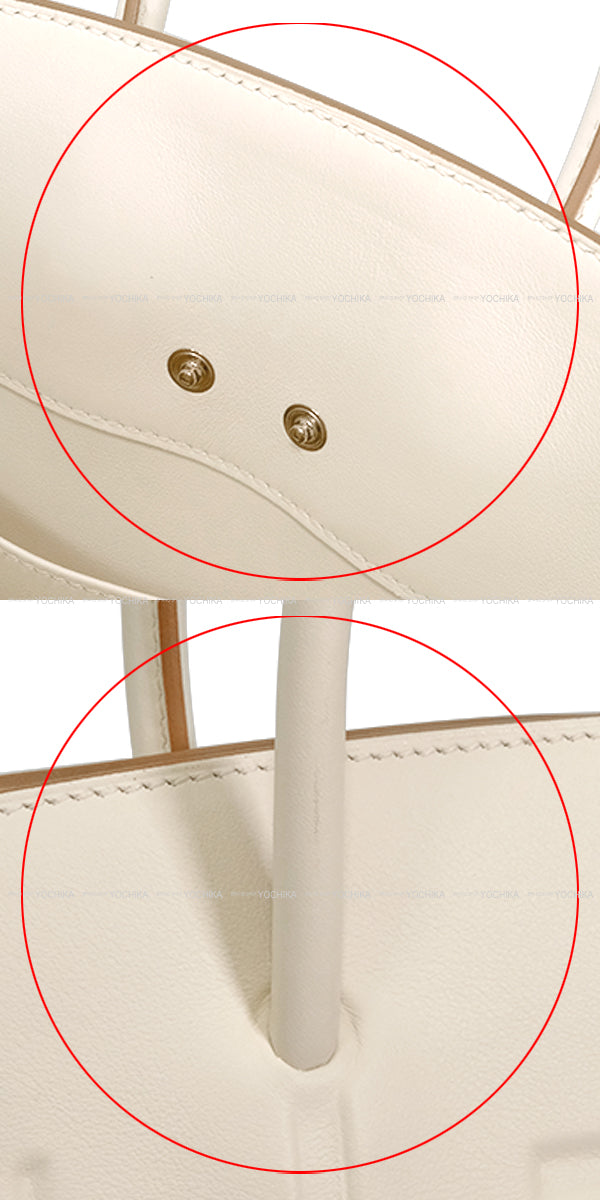 [Pre-loved] HERMES Handbag Birkin25 Shadow Mushroom Veau Swift Silver HW Stamp U[LIKE NEW][Authentic]