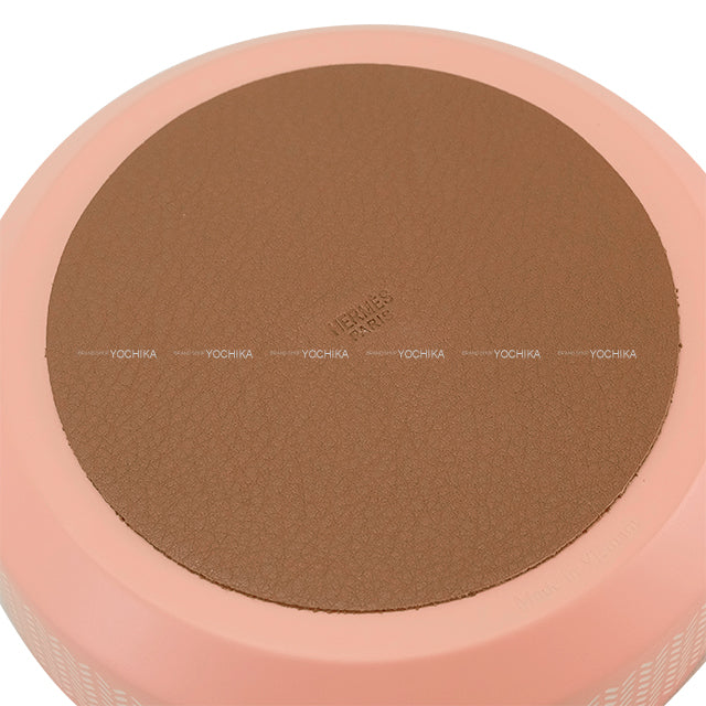 [Pre-loved] HERMES Boudoir PM Vide Poche accessory case Pink Lacquer wood[LIKE NEW][Authentic]