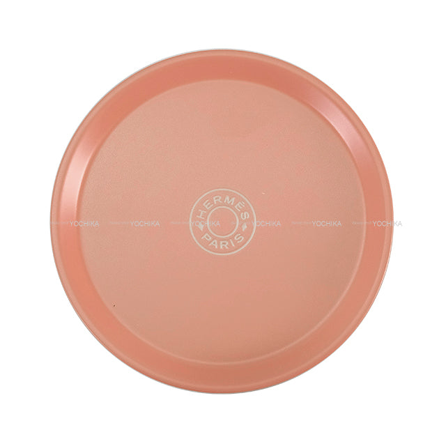 [Pre-loved] HERMES Boudoir MM Vide Poche Accessory Case Pink lacquer wood[LIKE NEW][Authentic]