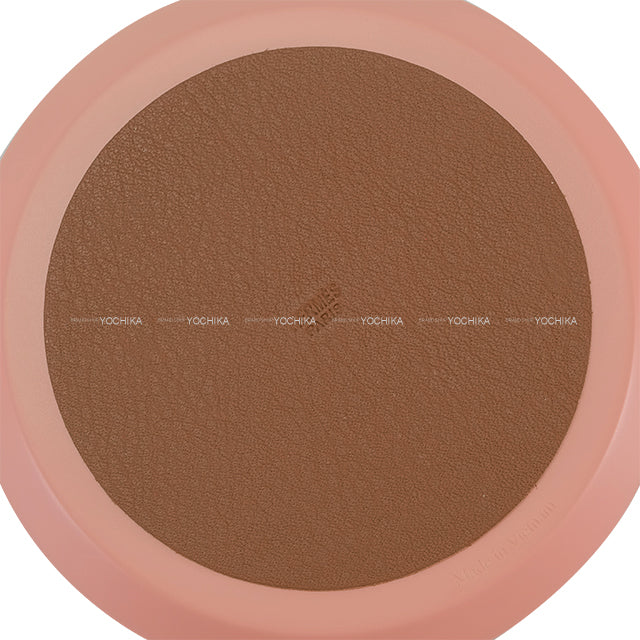 [Pre-loved] HERMES Boudoir MM Vide Poche Accessory Case Pink lacquer wood[LIKE NEW][Authentic]