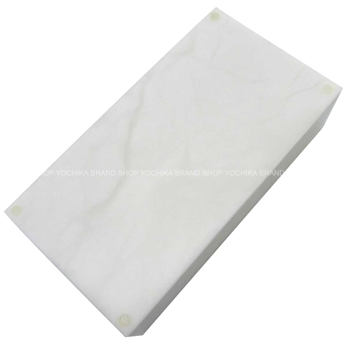 [Pre-loved] HERMES Tissue Case Ariane Naturel Alabaster[LIKE NEW][Authentic]