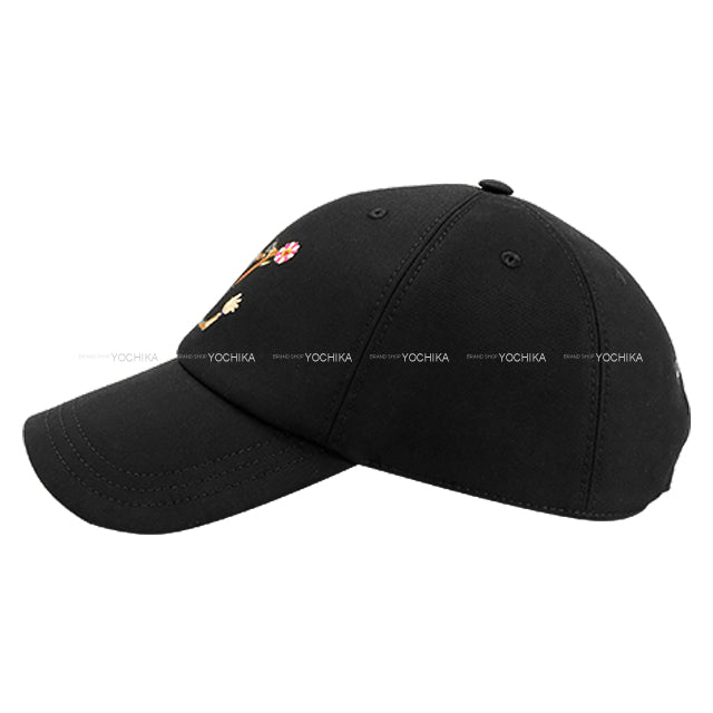 LOUIS VUITTON cap LV×TM Super Flat Noir (Black) Cotton M5000L[EXCELLENT][Authentic]