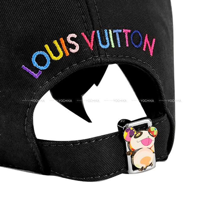 LOUIS VUITTON cap LV×TM Super Flat Noir (Black) Cotton M5000L[EXCELLENT][Authentic]