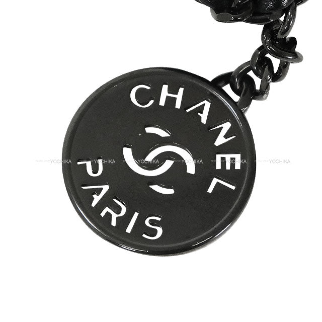 CHANEL Shoulder bag Chanel22 Mini Matelasse Medal Charm Noir (Black) Lambskin Black HW AS3980[EXCELLENT][Authentic]