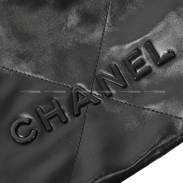 CHANEL Shoulder bag Chanel22 Mini Matelasse Medal Charm Noir (Black) Lambskin Black HW AS3980[EXCELLENT][Authentic]